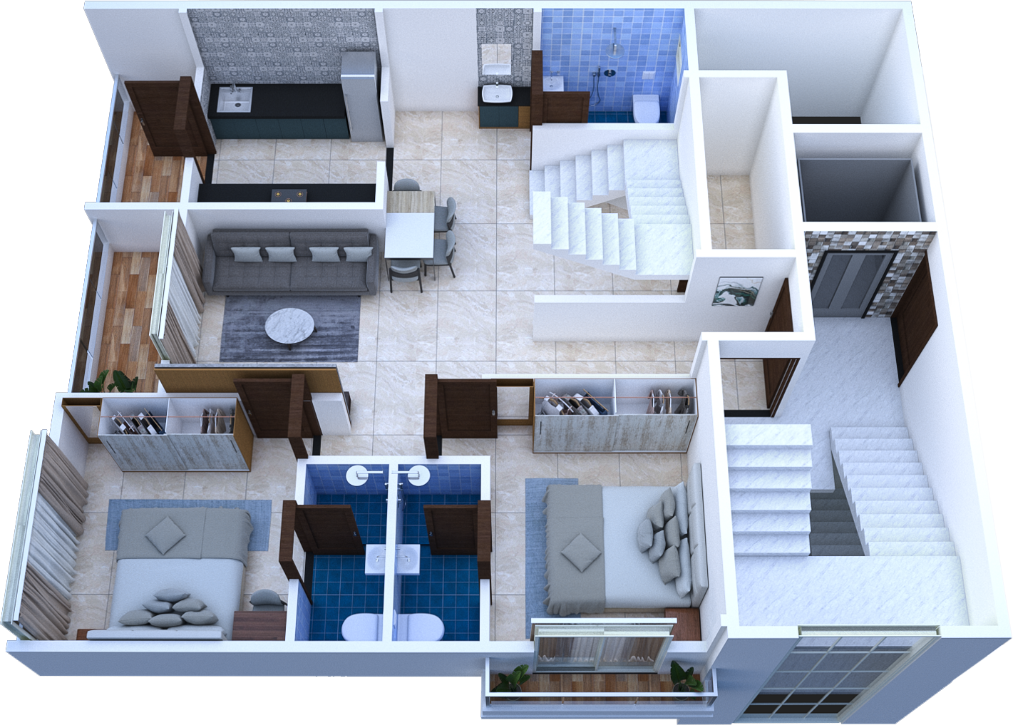 6th Floor Penthouse Lower